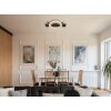 Illuminazione Globo Lighting Jayden Plafoniera LED Nero, 1-Luce