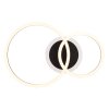 Illuminazione Globo Lighting Loretta Plafoniera LED Nero, 1-Luce