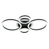Illuminazione Globo Lighting Loretta Plafoniera LED Nero, 1-Luce