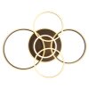 Illuminazione Globo Lighting Lorelei Plafoniera LED Antracite, 1-Luce