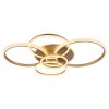 Illuminazione Globo Lighting Lorelei Plafoniera LED Champagne, 1-Luce