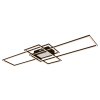 Illuminazione Globo Lighting Saunders Plafoniera LED Nero, 1-Luce, Telecomando