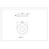 Illuminazione Globo Lighting Wiley Plafoniera LED Grigio, Bianco, 1-Luce