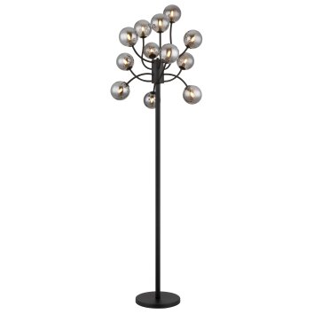 Illuminazione Globo Lighting Riha Lampada da terra Nero, 12-Luci