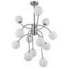 Illuminazione Globo Lighting Riha Plafoniera Bianco, 12-Luci