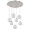 Illuminazione Globo Lighting Riha Lampadario a sospensione Nichel opaco, 7-Luci