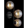 Illuminazione Globo Lighting Conor Applique Nero, 3-Luci