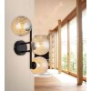 Illuminazione Globo Lighting Conor Applique Nero, 3-Luci