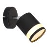 Illuminazione Globo Lighting und Plafoniera, Faretto da soffitto, Applique, Faretto da parete Nero, 1-Luce