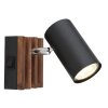 Illuminazione Globo Lighting und Plafoniera, Faretto da soffitto, Applique, Faretto da parete Marrone scuro, Nero, 1-Luce