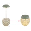 Illuminazione Globo Lighting Wanda Lampada da tavolo LED Verde, 1-Luce