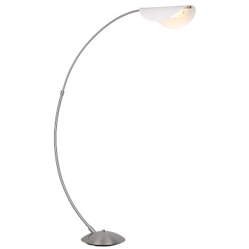 Illuminazione Globo Lighting Robles Lampada da terra LED Nichel opaco, 1-Luce