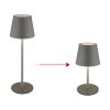 Illuminazione Globo Lighting I Lampada da tavolo LED Grigio, 1-Luce