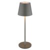 Illuminazione Globo Lighting I Lampada da tavolo LED Grigio, 1-Luce