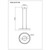 Illuminazione Globo Lighting Della Lampadario a sospensione LED Nero, 1-Luce