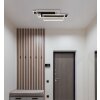 Illuminazione Globo Lighting Finnley Plafoniera LED Nero, 1-Luce