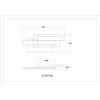 Illuminazione Globo Lighting Finnley Plafoniera LED Nero, 1-Luce