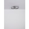 Illuminazione Globo Lighting Alaina Plafoniera LED Grigio, 1-Luce, Telecomando
