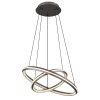 Illuminazione Globo Lighting Alaina Lampadario a sospensione LED Grigio, 1-Luce, Telecomando