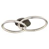 Illuminazione Globo Lighting Alaina Plafoniera LED Grigio, 1-Luce, Telecomando