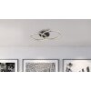 Illuminazione Globo Lighting Alaina Plafoniera LED Grigio, 1-Luce, Telecomando