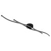 Illuminazione Globo Lighting Boyd Plafoniera LED Nero, 1-Luce