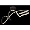 Illuminazione Globo Lighting Swirl Plafoniera LED Nero, 1-Luce