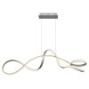 Illuminazione Globo Lighting Swirl Lampadario a sospensione LED Nichel opaco, 1-Luce