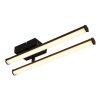Illuminazione Globo Lighting Kirina Plafoniera LED Nero, 1-Luce