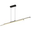 Illuminazione Globo Lighting Kirina Lampadario a sospensione LED Nero, 1-Luce