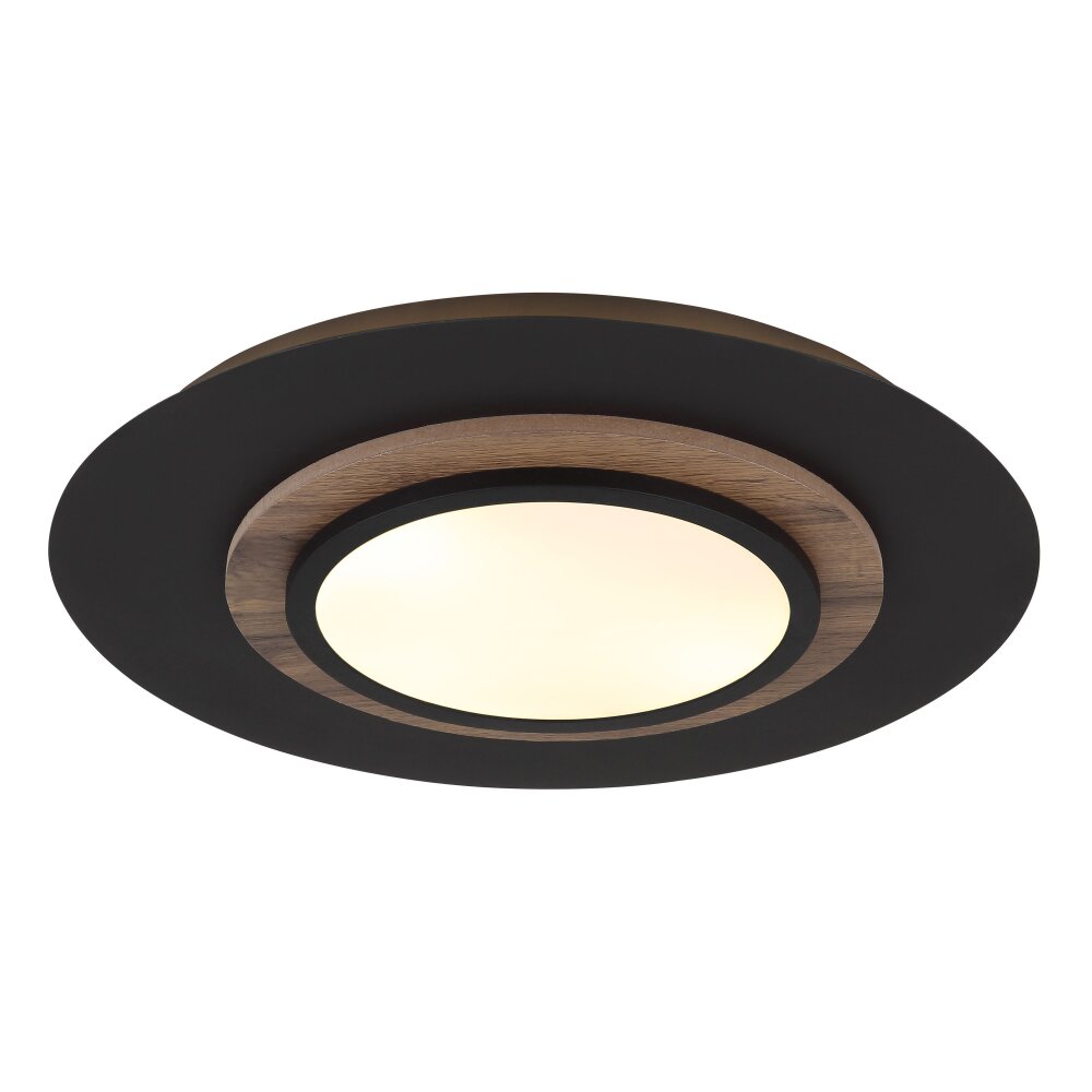 Illuminazione Globo Lighting Kory Plafoniera LED Nero, 1-Luce main product photo