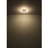 Illuminazione Globo Lighting Melisand Plafoniera LED Argento, 1-Luce