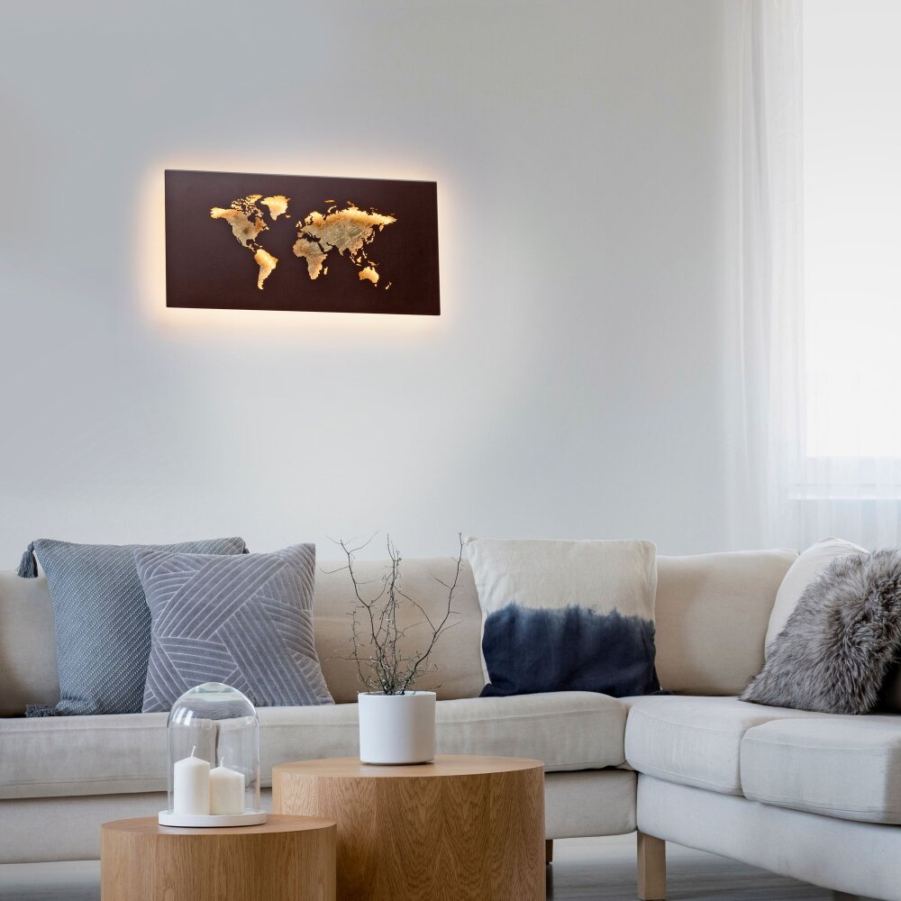 Illuminazione Paul Neuhaus MAP Applique LED Oro, Ruggine, 1-Luce main product photo