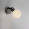 Illuminazione Leuchten Direkt LOKI Applique e plafoniera LED Nero, 1-Luce