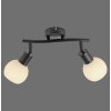 Illuminazione Leuchten Direkt LOKI Plafoniera LED Nero, 2-Luci