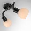 Illuminazione Leuchten Direkt LOKI Plafoniera LED Nero, 2-Luci