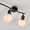 Illuminazione Leuchten Direkt LOKI Plafoniera LED Nero, 3-Luci
