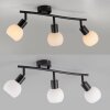 Illuminazione Leuchten Direkt LOKI Plafoniera LED Nero, 3-Luci