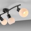 Illuminazione Leuchten Direkt LOKI Plafoniera LED Nero, 3-Luci