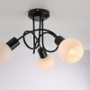 Illuminazione Leuchten Direkt LOKI Plafoniera LED Nero, 3-Luci