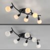 Illuminazione Leuchten Direkt LOKI Plafoniera LED Nero, 6-Luci