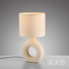Illuminazione Leuchten Direkt CARARA Lampada da tavolo LED Beige, 1-Luce