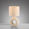 Illuminazione Leuchten Direkt CARARA Lampada da tavolo LED Beige, 1-Luce