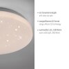 Illuminazione Leuchten Direkt URANUS Plafoniera LED Bianco, 1-Luce