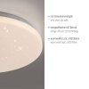 Illuminazione Leuchten Direkt URANUS Plafoniera LED Bianco, 1-Luce