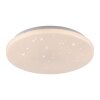 Illuminazione Leuchten Direkt URANUS Plafoniera LED Bianco, 1-Luce