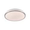 Illuminazione Leuchten Direkt KYLE Plafoniera LED Argento, 1-Luce
