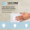 Illuminazione Leuchten Direkt KYLE Plafoniera LED Argento, 1-Luce