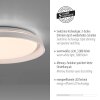 Illuminazione Leuchten Direkt SATI Plafoniera LED Bianco, 1-Luce