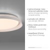 Illuminazione Leuchten Direkt SATI Plafoniera LED Bianco, 1-Luce